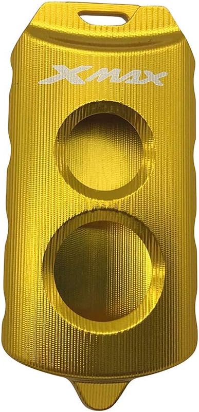 Semspeed keychain key Case Remote Control Bag For Yamaha Scooter XMAX 125/250/300/400 2015-2019. (Gold)