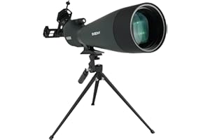 SVBONY SV28 Spotting Scopes with Tripod, 70/80/100mm Angled Spotter Scope with Phone Adapter, Waterproof Fogproof Spotting Sc