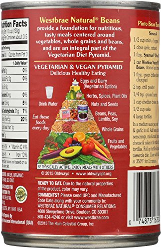 Westbrae Natural Organic Pinto Beans, 15 Ounce