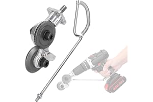 Geevorks Electric Drill Plate Cutter, 2024 New Metal Nibbler Drill Attachment with Adapter 0.8mm, DIY Metal Drill Attachment for Cutting Iron, White Sheet, Steel,Copper, Aluminum