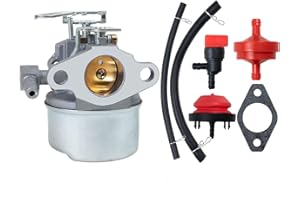 Annolai 640084B Carburetor for Tecumseh 5HP Snow Blower MTD 632107A 632107 640084 640084A 640105 640299 4 & 5 HP Engines TORO 521 HSSK40 HSSK50 HS50 LH195SA 38050 38052 38072 38040 Snow Blower
