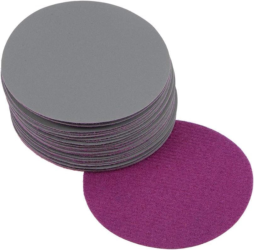TA-VIGOR 30Pcs 75mm Wet and Dry Sanding Discs, 2000 Grit 3 Inch Hook and Loop Sandpaper Electrostatic Sand Planting Silicon Carbide Sanding Discs