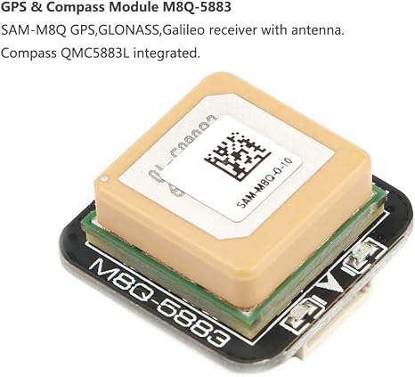 Amazon.com: Makerfire GPS Compass Module, Mini FPV GPS Module,M8Q ...