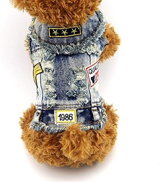dog jean jacket amazon