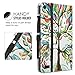 MoKo Case for All-New Amazon Fire 7 Tablet (7th Generation, 2017 Release Only) - Slim Folding Stand Cover Case for Fire 7, Lucky Tree (with Auto Wake/Sleep)