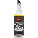 GEAR AID Seam Grip FC Fast Cure Sealant for Sealing Seams on Tents, Rainflies, Shelters, Awnings, Tarps and Pop-ups Made of Nylon, Vinyl, Clear, 2 fl oz