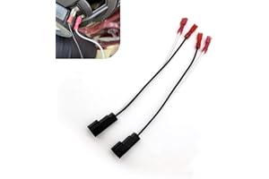 Anyhut 2 PCS Car 72-5600 Speaker Harness, Plug-in Front Rear Door Speaker Wire Adapter Connector, 15CM Speaker Wire Harness Replacement, Compatible with Ford Focus Chevrolet Mazda (Multicolored)