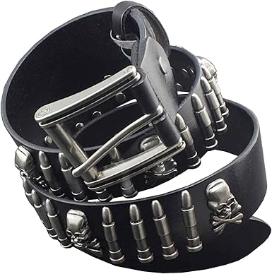 skull studded belt