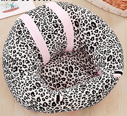 BingHang Baby Chair Learn to Sit Sofa Infant Safety Seat Portable Dining Chair Support Sofa (leopard)