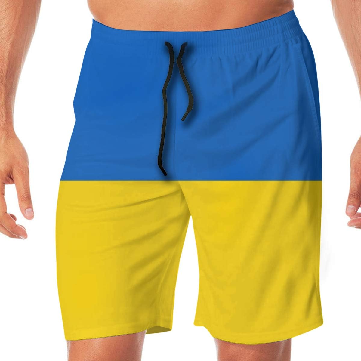 yellow swim shorts men