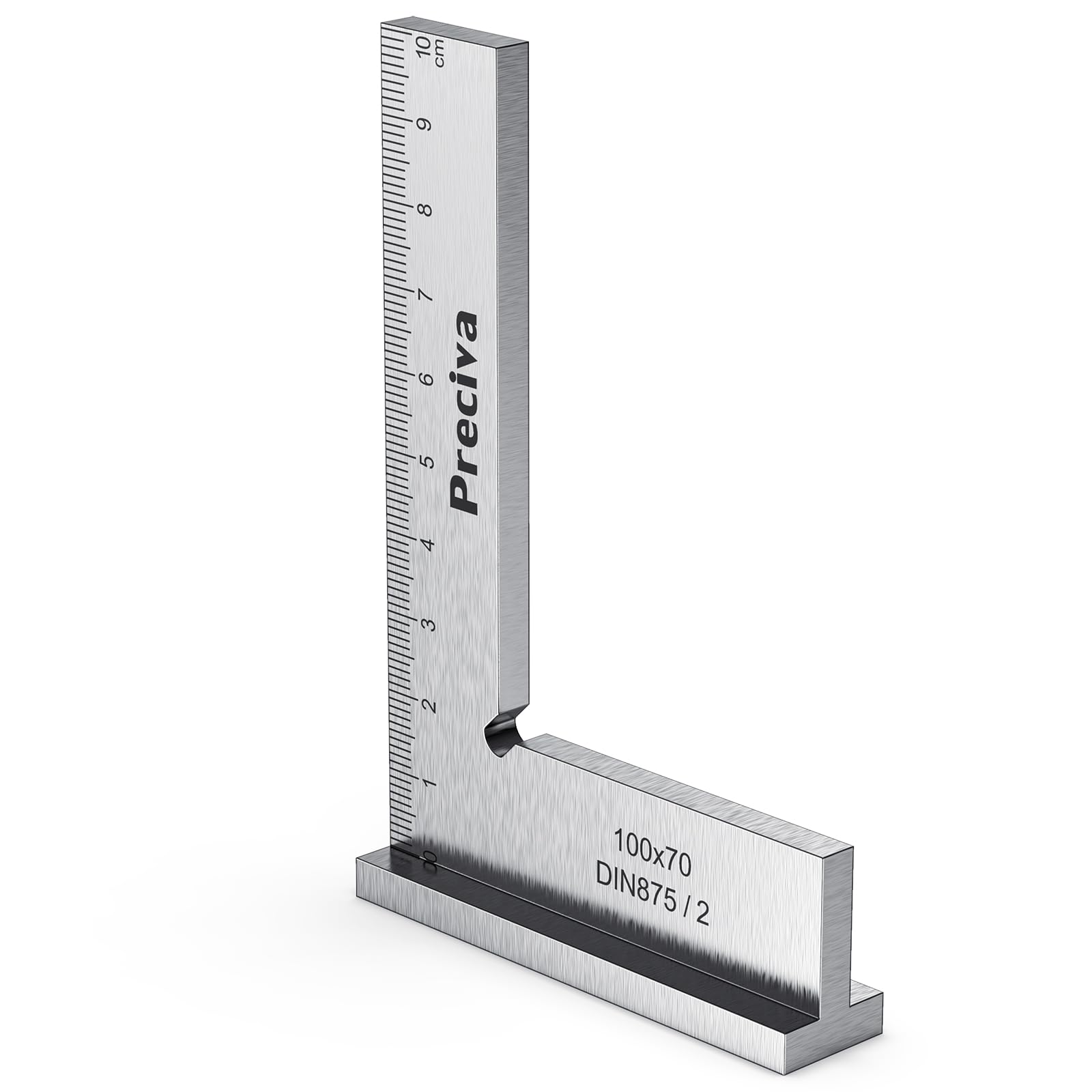 Precision Square Right Angle Blocks, Preciva 90 Degree Angles Ruler Square for Engineer Carpenter, Layout Hand Measuring Tool with Scale for Machine Set-Up and Laboratory Use
