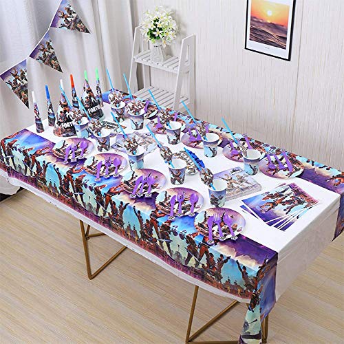 Battle Royale Plastic Tablecloth 86 X 51 Inches Disposable