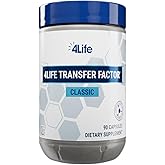 4Life Transfer Factor Classic -with Cow Colostrum for Enhanced Immune Response, Recognition, and Memory - for Ages 2 and Up - 90 Veggie Capsules