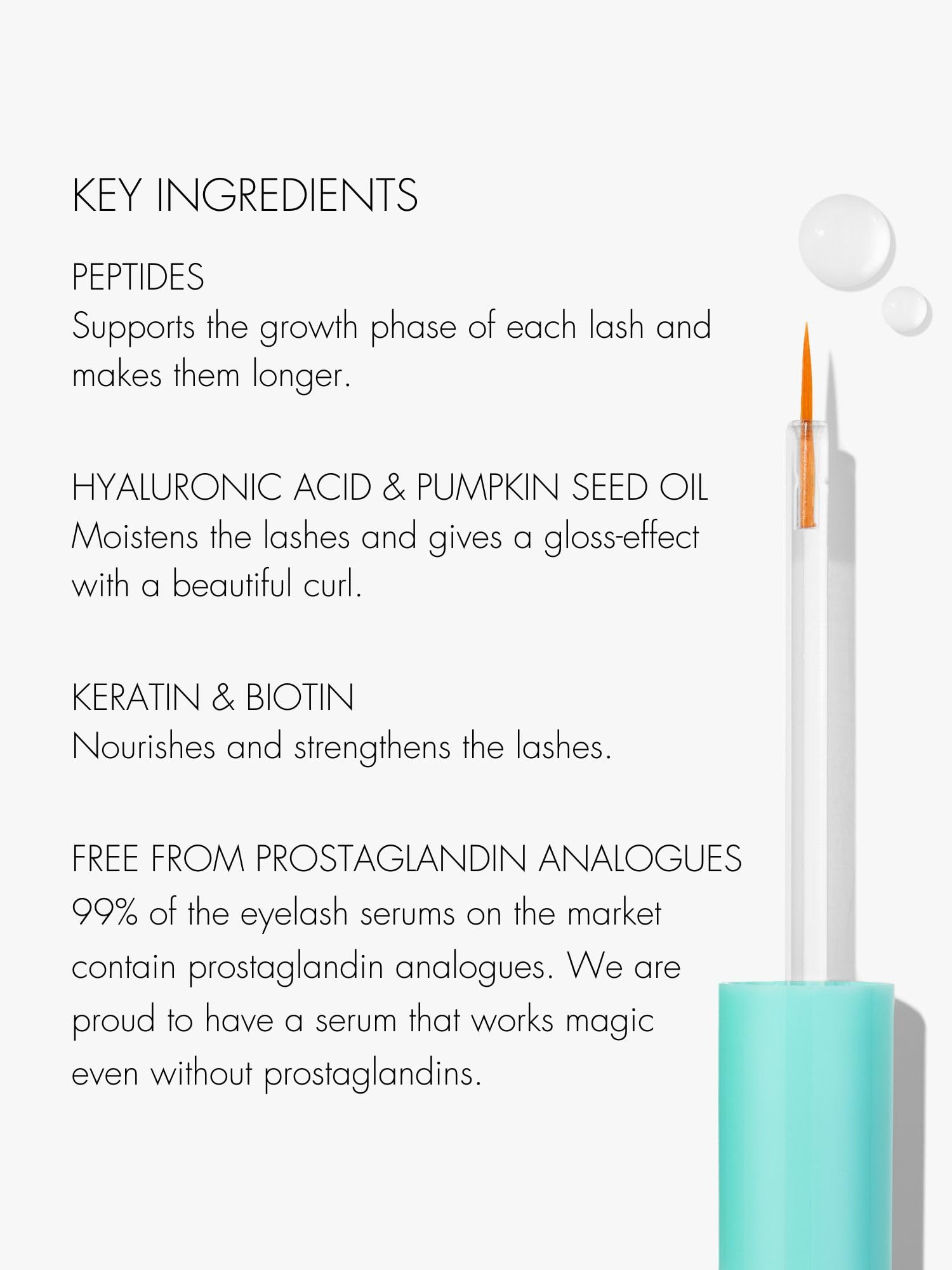 SWEED - Eyelash Growth Serum | Lengthens with Peptides, Biotin, Pumpkin Seed Oil + Keratin | Prostaglandin-Free | Vegan, Cruelty-Free, Clean Beauty (0.10 fl oz | 3 ml)