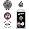 Team Golf NHL Golf Cap Clip with 2 Removable Double-Sided Enamel Magnetic Ball Markers, Attaches Easily to Hats