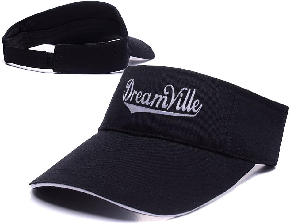 ZHHUA Dreamville Records Logo Adjustable Embroidery Tennis Golf Baseball Hat Sun Visor Cap