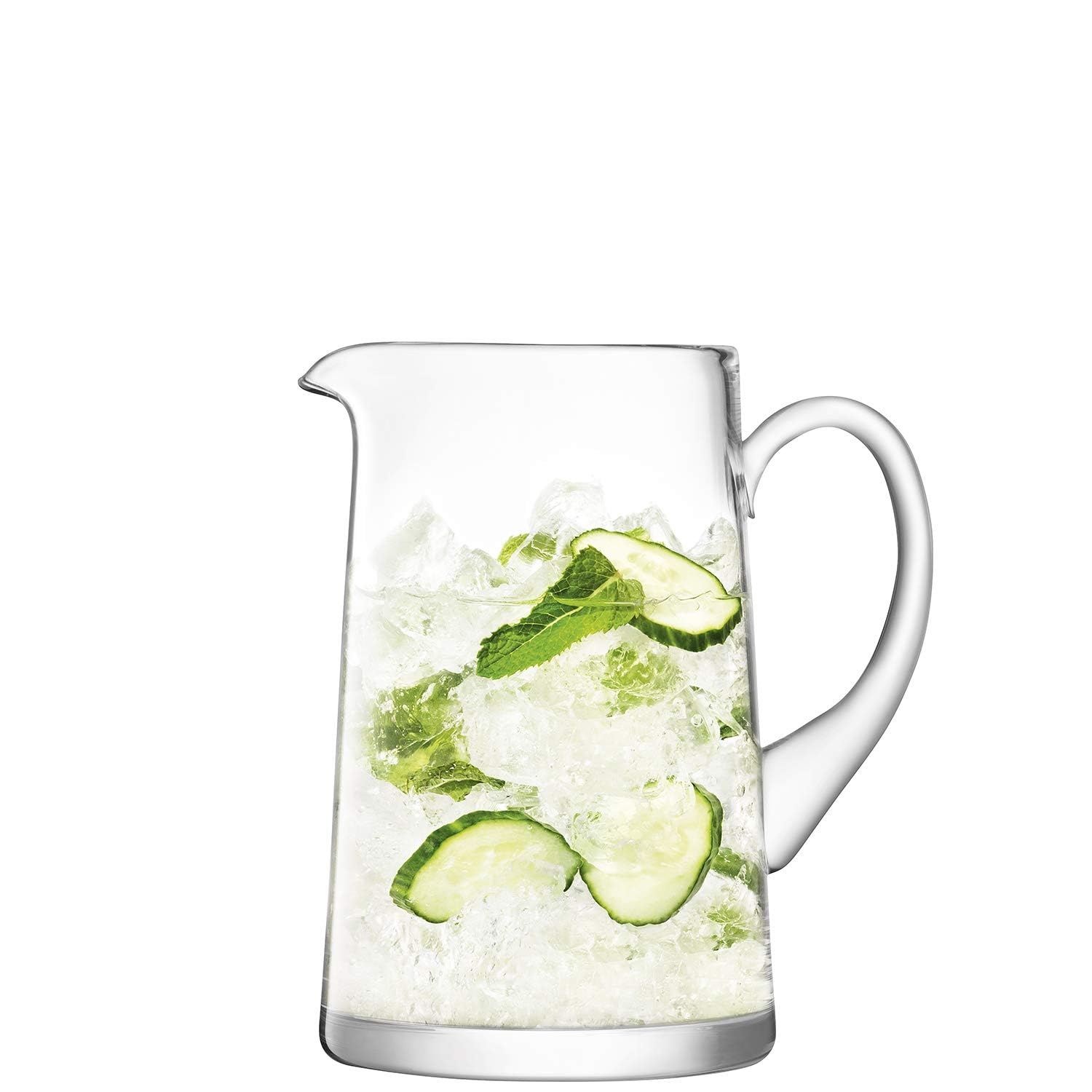 LSA International Bar Tapered Jug 1.7L Clear| 1 Unit | Mouthblown & Handmade Glass | BR46
