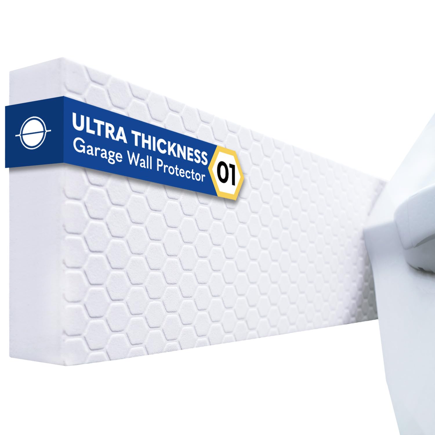 Photo 1 of Garage Planet WP01 Garage Wall Protector Car Door Protector, Tool-Free, Designed in Australia (White, 2 Pack)