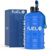 Fuel24 Jug 2.2L Water Bottle Flex Material Leakproof Pop or Straw Cap