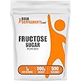 BulkSupplements.com Fructose Powder - Fructose Sugar, Zero Calorie Sweetener - Food Grade & Gluten Free, 1000mg per Serving, 500g (1.1 lbs) (Pack of 1)
