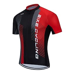Cycling Jersey Men, Summer Short Sleeved Bike