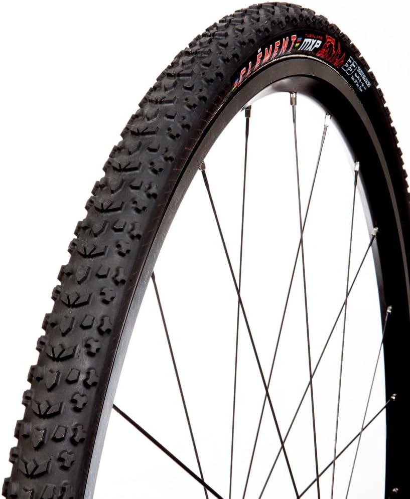Clement Unisex's MXP Clincher Cyclo Cross Bike Tyre-Black, 700 x 33 C
