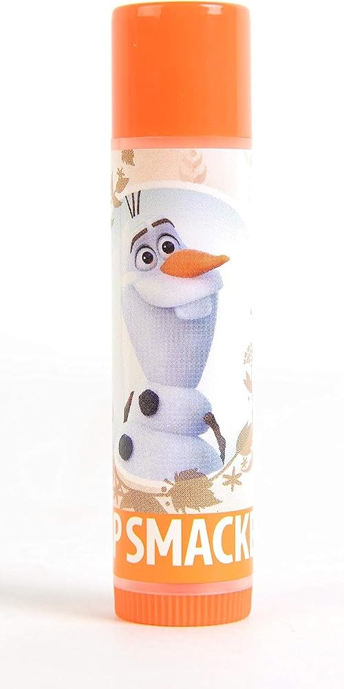 Lip Smacker Olaf Lip Balm, Disney Frozen Flavored Inspired Lip Balm for Kids, Moisturizing and Smoothing to Make Lips Shine, Wonderful Waffles and Syrup Flavour