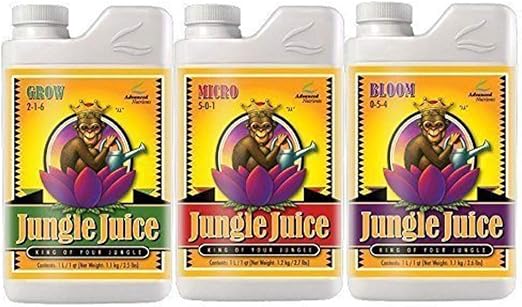 Advanced Nutrients Jungle Juice Bloom, Micro & Grow – 1 Litro de ...