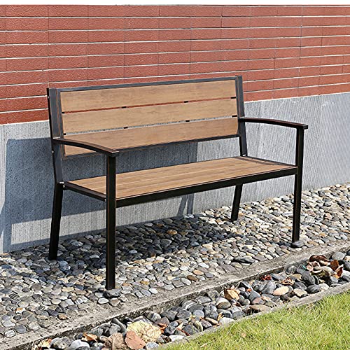 household products Park Stuhl Outdoor Bank, Gusseisen Freizeit Sitzbank Mit Rückenlehne, Gartenbank Mit Wasserdichtem… – Bild 4