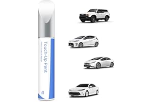 PARTS4EV 040 Super White/Ice Cap Touch Up Paint Compatible with Toyota Exact Match Chips and Nicks Touch Up