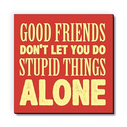 Food Friends Stupid Things Fridge Magnet/Multipurpose Magnet for Home/Kitchen / Office by Seven Rays