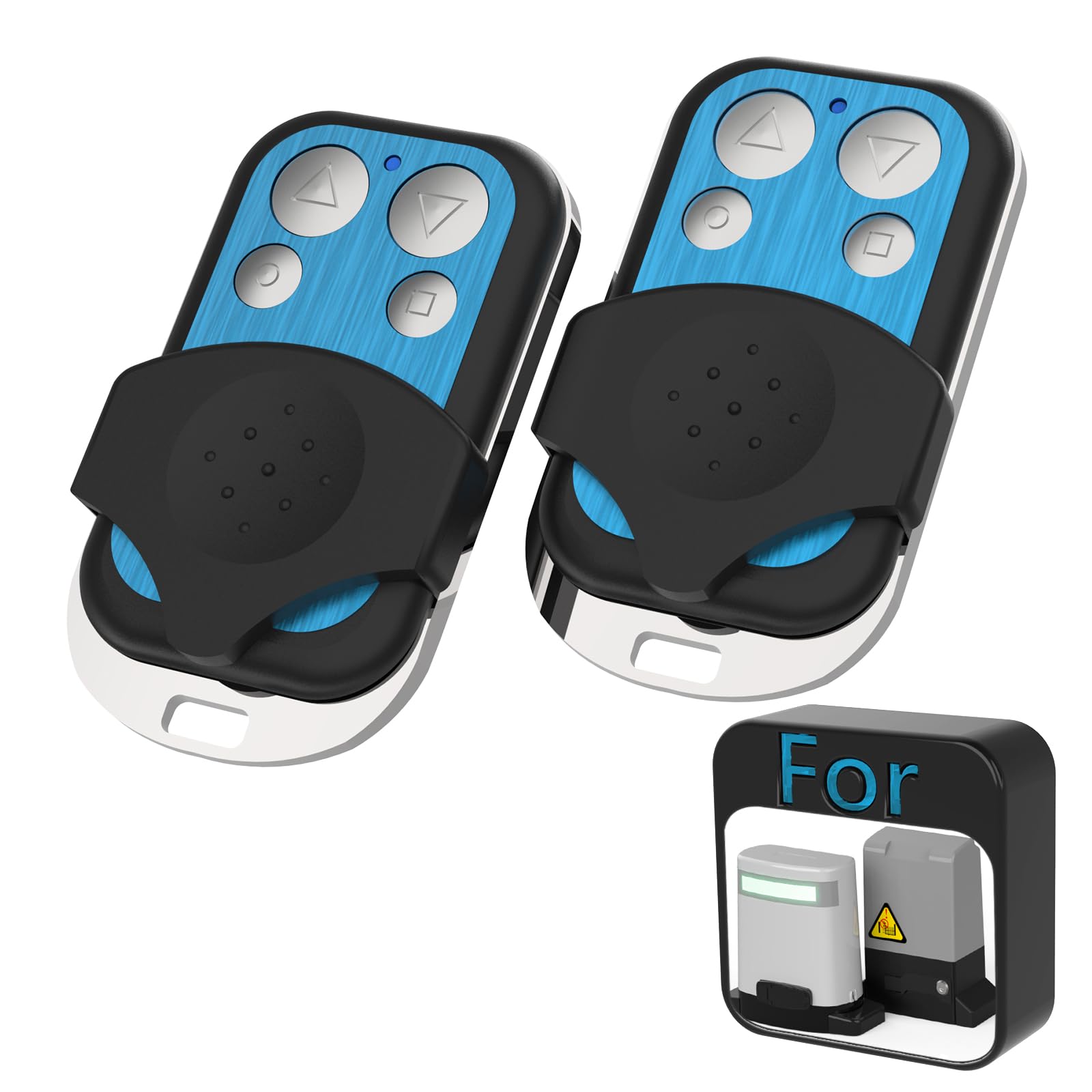 Photo 1 of Blütezeit Remote Control for Automatic Sliding Gate Opener (32-bit Board), 433MHz Driveway Gate Motor Hardware Accessory 2pcs