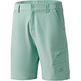 BASSDASH 10.5” Mens Fishing Cargo Shorts Quick Dry UPF 50+ Water Resistant FP01M