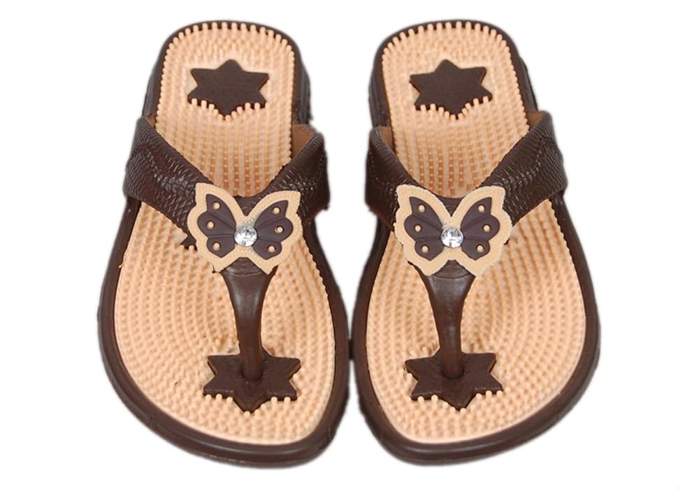 train women's acupressure flip flop slippers