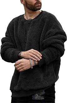 Fuzzy Sherpa Pullover Sweatshirts 