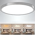 uowlbear Ceiling Light LED 28W 12 Inch, Switchable Ceiling Light 3000K/4500K/6500K, Round Ceiling Mount Light Fixture for Kitchen, Bedroom, Living Room, Dining Room