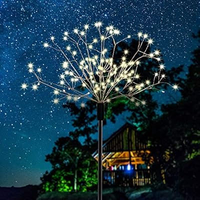 120led Solar Power Garden Light Christmas Lights Outdoor Fireworks