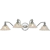 XIEDUN Chrome 4 Light Vanity Light Bathroom Light
