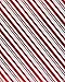 American Greetings Holiday Friends, Candy Cane Stripes, and Santa Christmas Foil Wrapping Paper, 3-Roll, 40