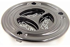 TTMT XKMT-Black Keyless Gas Cap Twist Off Aluminum Racing Fuel Tank Cap Compatible With ZX-14R/ ZZR1200 /ZRX1200R /Z1000 /ZX-10R /ZX-9R /ZX-6RR /ZX-6R [B01IT2AD7K]