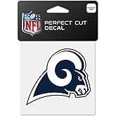 NFL St. Louis Rams 63090011 Perfect Cut Color Decal, 4" x 4", Black