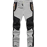 TBMPOY Men's Hiking Work Cargo Pants Lightweight Waterproof Quick Dry Outdoor Mountain Pant Fishing Camping