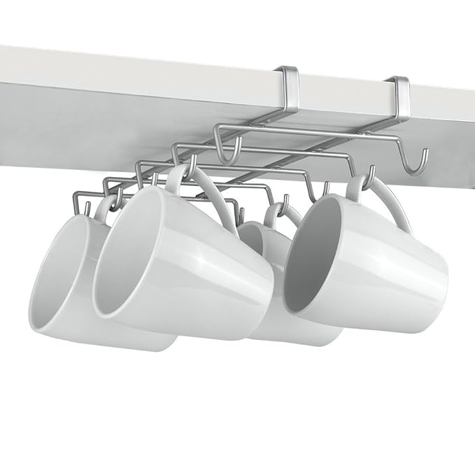 Metaltex 364928039 My Mug Schrankeinsatz Tassenhalter für 10 Tassen