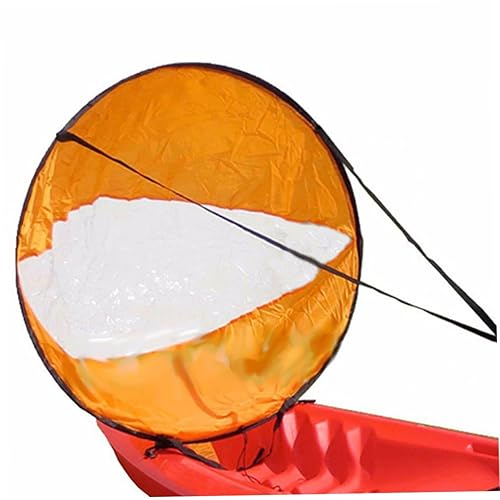 Foldable Kayak Wind Sail With Clear Window - Portable Downwind Sail For Inflatable Boats & Canoes
