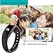 Fitness Tracker with Heart Rate Monitor,Pashion Bluetooth Smart Bracelet Smart Band Touch Screen Healthy Smart Watch Wristband for Android iOS Smartphone