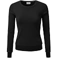 JJ Perfection Women's Soft Crew Neck Sweater – Simple Pullover Chic In Royal Blue, Machine Washable - View #11