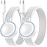 2Pack for Apple Watch Charger, 5W Fast iWatch Charger, 4FT Travel Essentials Magnetic USB C Charging Cable Made for Apple Watch Series 11/10/9/8/7, Ultra 3/2/1, SE3(1.2m/4ft Cable)