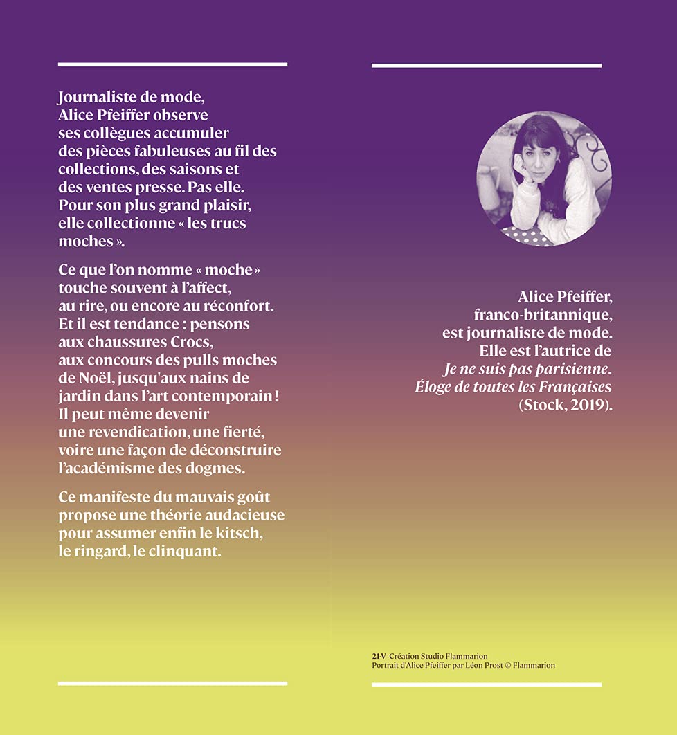 Le Gout Du Moche Essais French Edition Pfeiffer Alice Zalko Aline Amazon Com Books