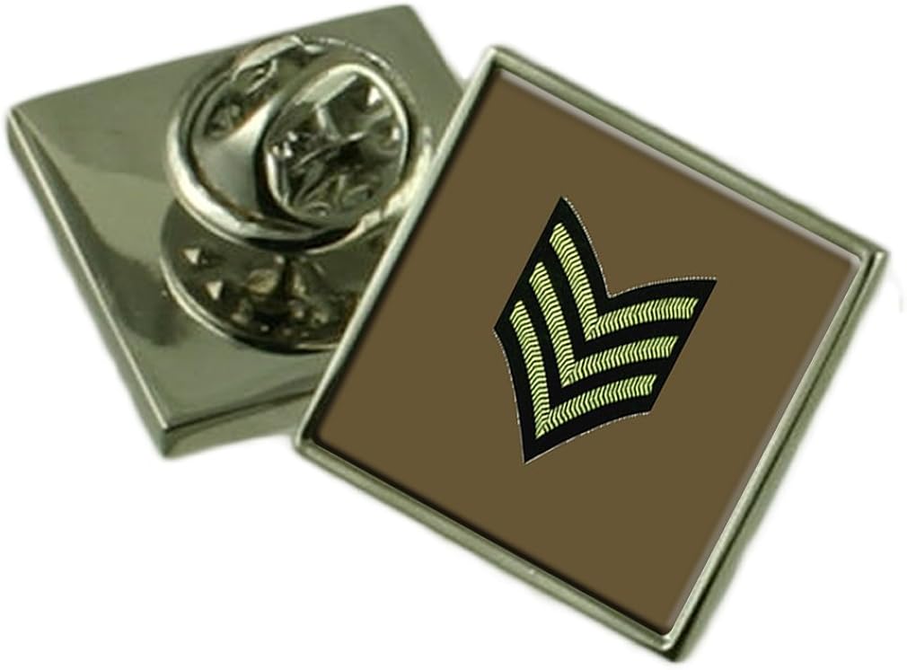 Army Insignia Rank Sergeant Lapel Pin Badge Gift Pouch Amazon.co.uk