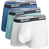 BKIEO Modal Spacious Pouch Trunks - Vibrant Everyday Essential, 3-Pack